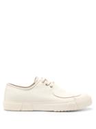 Matchesfashion.com Both - Rubber Lace Guard Low Top Canvas Plimsolls - Mens - White