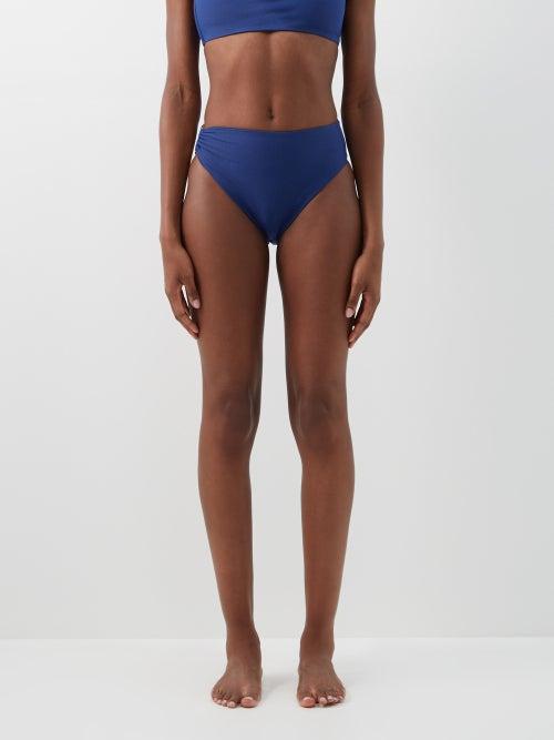 Sara Cristina - Ring-hardware Bikini Briefs - Womens - Navy