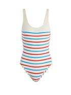 Matchesfashion.com Solid & Striped - The Anne Marie Scoop Back Swimsuit - Womens - Multi Stripe