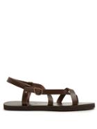 Matchesfashion.com Ancient Greek Sandals - Ambrosios Leather Sandals - Mens - Brown