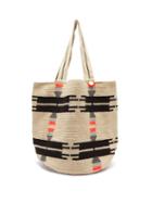 Matchesfashion.com Guanabana - Abstract-woven Tote Bag - Mens - Beige Multi