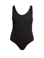 Matchesfashion.com Reina Olga - For A Rainy Day Lurex Swimsuit - Womens - Black Multi