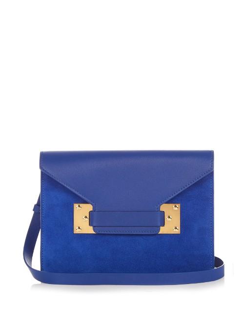 Sophie Hulme Milner Double Suede And Leather Clutch