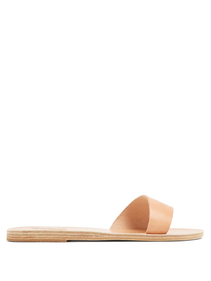 Ancient Greek Sandals Arsinoi Leather Slides