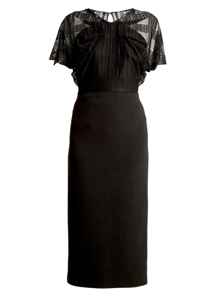 Roland Mouret Marrick Tapestry-lace Pencil Dress