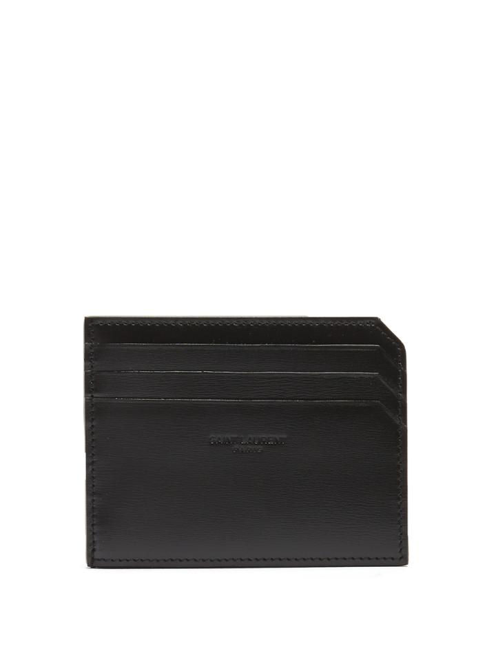 Saint Laurent Identity-card Leather Cardholder