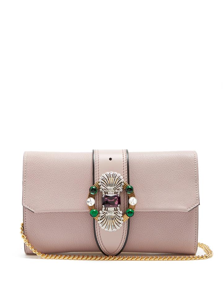 Miu Miu Crystal-embellished Clutch