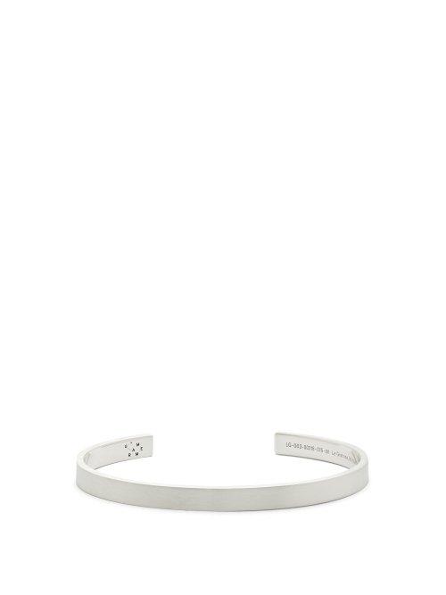 Matchesfashion.com Le Gramme - Le 15 Sterling Silver Cuff Bracelet - Mens - Silver