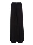 Raquel Allegra Striped Wide-leg Crepe De Chine Trousers
