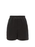 Matchesfashion.com Ludovic De Saint Sernin - Silk-satin Shorts - Womens - Black