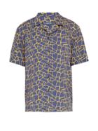Matchesfashion.com Frescobol Carioca - Caminho Abstract Print Short Sleeved Shirt - Mens - Navy Multi