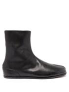 Matchesfashion.com Maison Margiela - Tabi Split-toe Leather Boots - Mens - Black