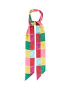 Valentino - Abstract-print Silk Scarf - Womens - Multi