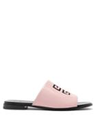 Givenchy - 4g Leather Sandals - Womens - Light Pink