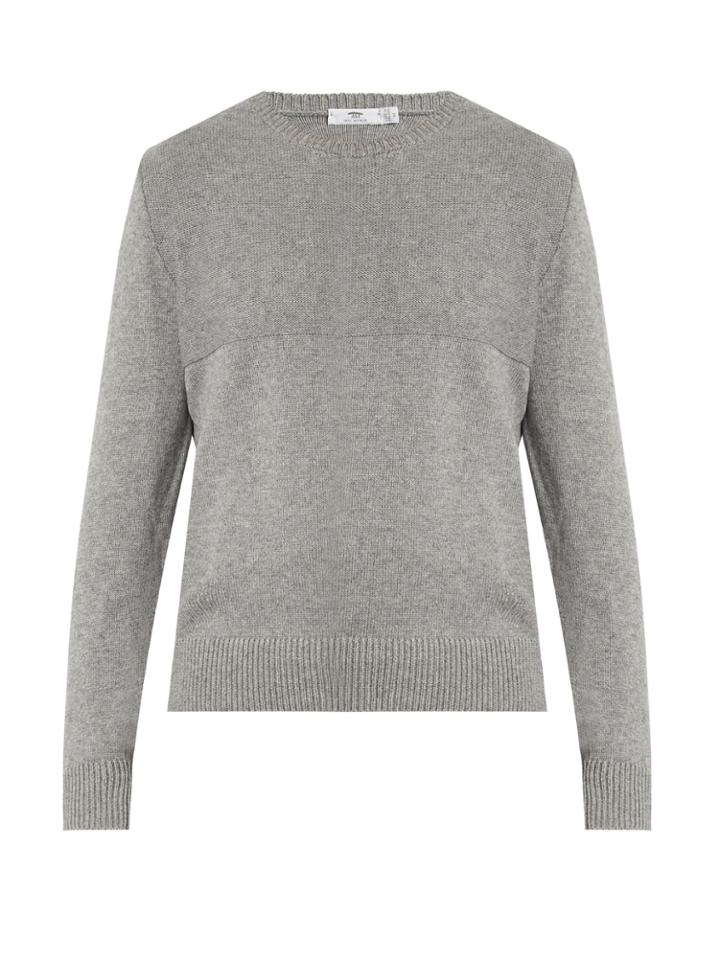 Inis Meáin City Cotton, Cashmere And Silk-blend Sweater