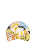 Matchesfashion.com Missoni Mare - Wave Stripe Knitted Turban Hat - Womens - Multi