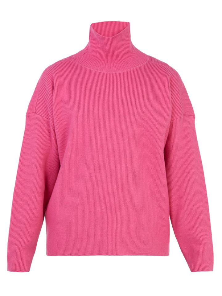 Ami High-neck Wool Sweater