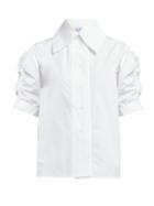 Matchesfashion.com Thierry Colson - Tilda Puff Sleeve Cotton Poplin Shirt - Womens - White