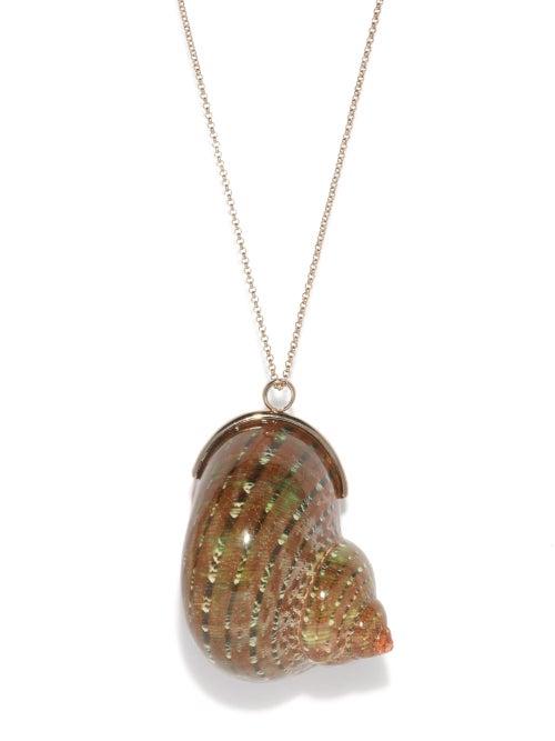 Chlo - Shell Necklace - Womens - Gold