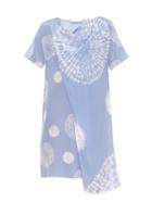 Richard Nicoll Draped Tie-dye Silk Dress