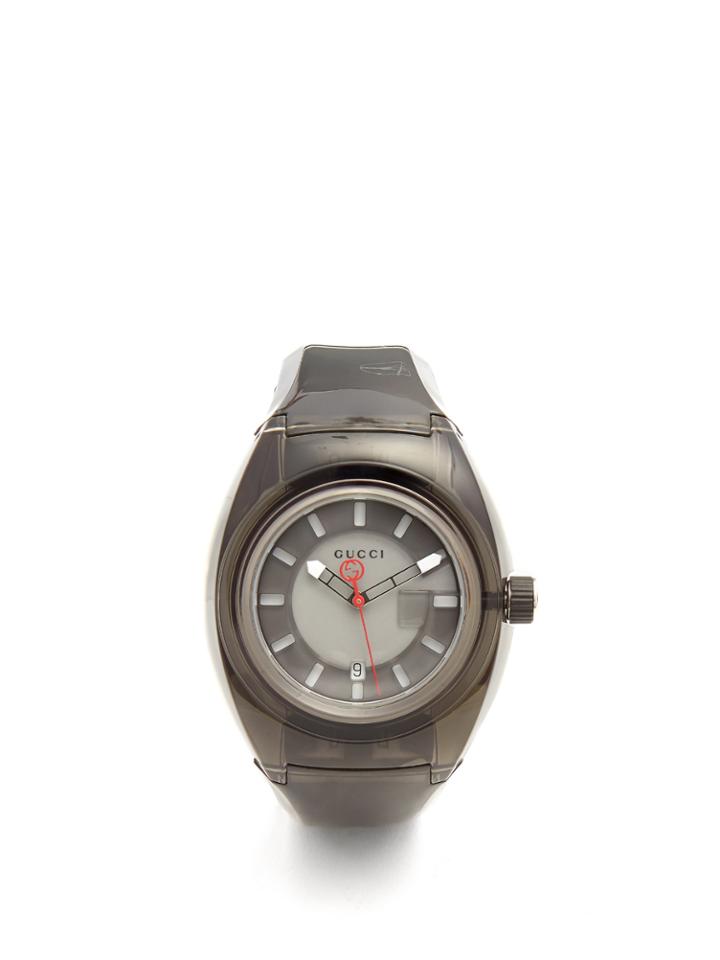 Gucci Sync Black Rubber Watch