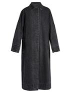 The Row Luster Selvedge-denim Long-line Coat