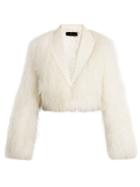 Haider Ackermann Cale Leather-trimmed Shearling Jacket