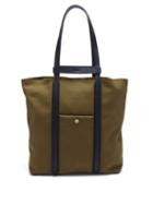 Matchesfashion.com Mismo - Raise Two-in-one Canvas & Leather Tote Bag - Mens - Khaki