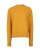 Ladies Rtw Rejina Pyo - Sloane Whipstitched Sweater - Womens - Orange