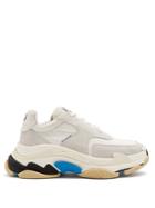 Balenciaga Triple S Low-top Suede Trainers