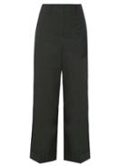 Valentino Wide-leg Cotton Trousers