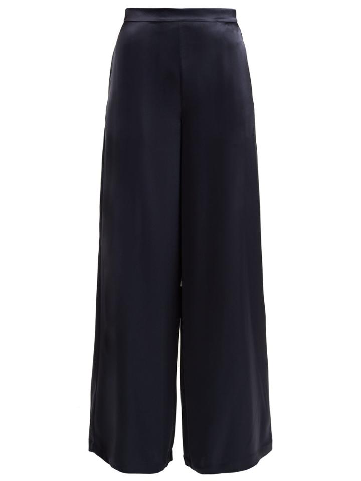 Osman Pandora Satin Palazzo Trousers