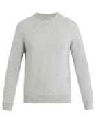 Matchesfashion.com Frescobol Carioca - Active Crew Neck Cotton Blend Sweatshirt - Mens - Grey