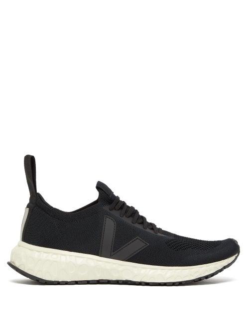 Matchesfashion.com Rick Owens - X Veja Logo Appliqu Trainers - Mens - Black