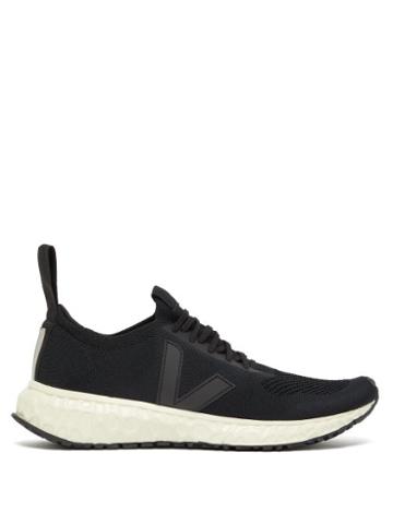 Matchesfashion.com Rick Owens - X Veja Logo Appliqu Trainers - Mens - Black