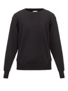 Mens Rtw Les Tien - Brushed-back Cotton Sweatshirt - Mens - Black