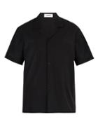 Matchesfashion.com Commas - Cotton Camp Collar Shirt - Mens - Black