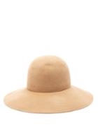 Matchesfashion.com Lola Hats - Biba Wide Brimmed Felt Hat - Womens - Camel