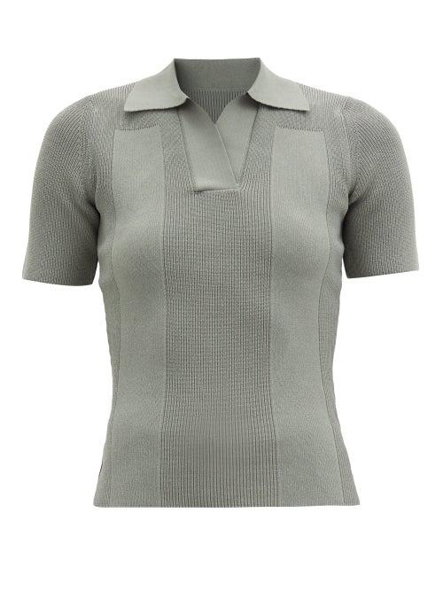 Matchesfashion.com Jacquemus - Open-back Polo Sweater - Womens - Green