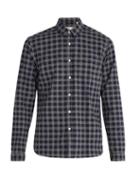 Matchesfashion.com Oliver Spencer - New York Check Cotton Shirt - Mens - Navy
