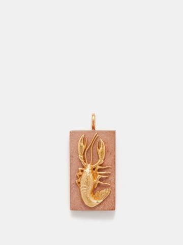 Dezso - Deco Lobster Jasper & 18kt Gold Charm - Womens - Multi
