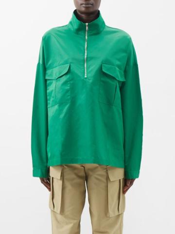 The Frankie Shop - Kevin Half-zip Jacket - Womens - Green