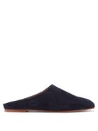 Matchesfashion.com Emme Parsons - Glider Suede Slide Slippers - Womens - Navy