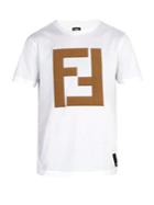 Fendi 3d Ff Logo T-shirt