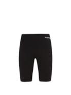 Matchesfashion.com Valentino - Logo-embroidered Jersey Cycling Shorts - Womens - Black