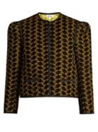 Isa Arfen Embroidered Velvet Jacket