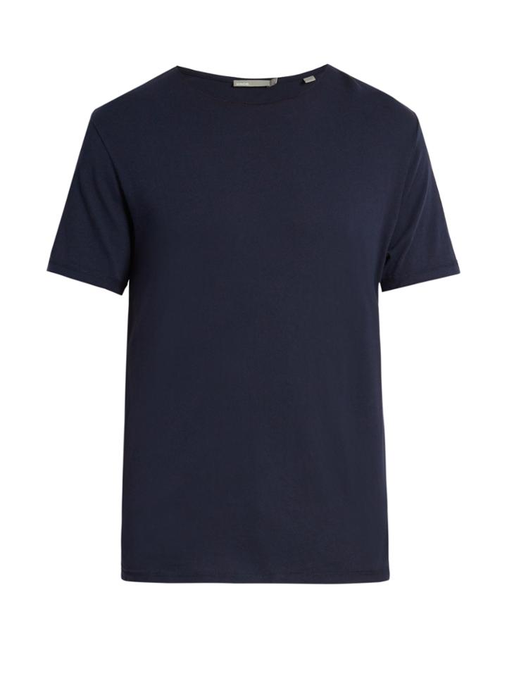 Vince Raw-edge Cotton T-shirt