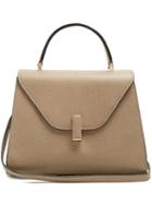 Matchesfashion.com Valextra - Iside Medium Grained Leather Bag - Womens - Beige