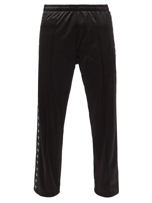More Joy By Christopher Kane - More Joy-print Recycled-jersey Track Pants - Mens - Black