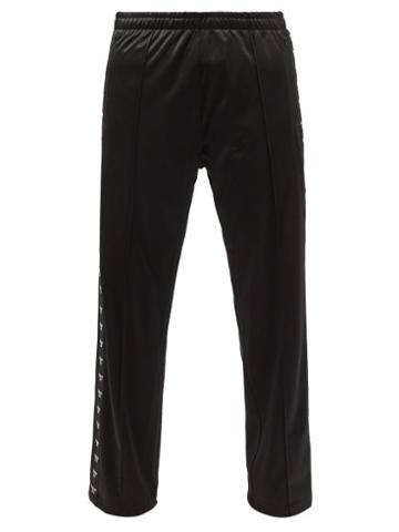 More Joy By Christopher Kane - More Joy-print Recycled-jersey Track Pants - Mens - Black